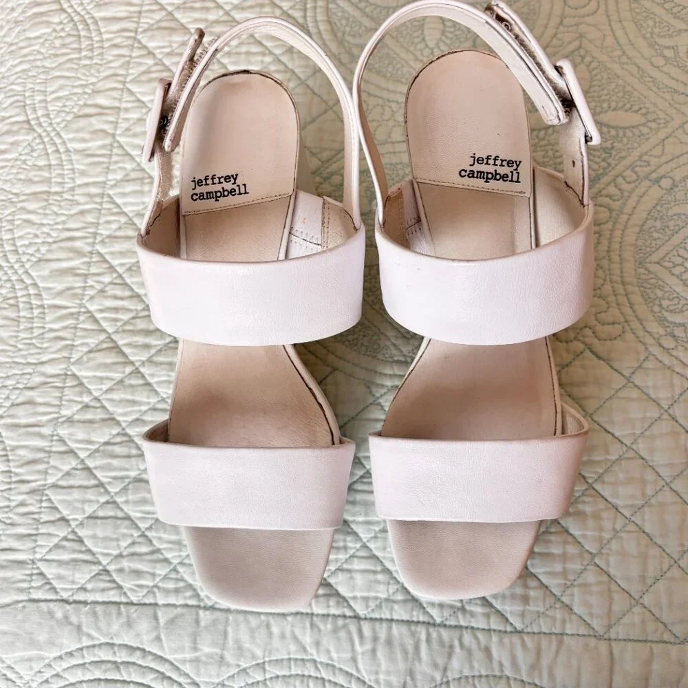 White Platform Heels - Jeffrey Campbell - Picture 6 of 9